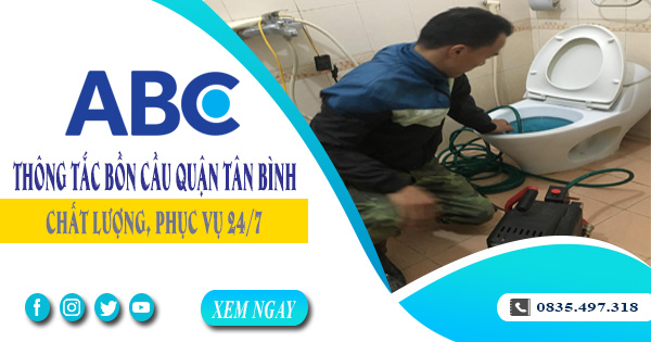 Thông tắc bồn cầu quận Tân Bình