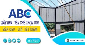 Chi phí xây nhà tiền chế tại Nha Trang【Chỉ từ 1.5OO.OOO₫/m²】
