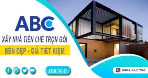 Chi phí xây nhà tiền chế tại quận 12【Chỉ từ 1.5OO.OOO₫/m²】