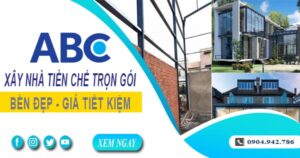 Chi phí xây nhà tiền chế tại quận 8【Chỉ từ 1.5OO.OOO₫/m²】