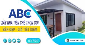 Chi phí xây nhà tiền chế tại quận 9【Chỉ từ 1.5OO.OOO₫/m²】